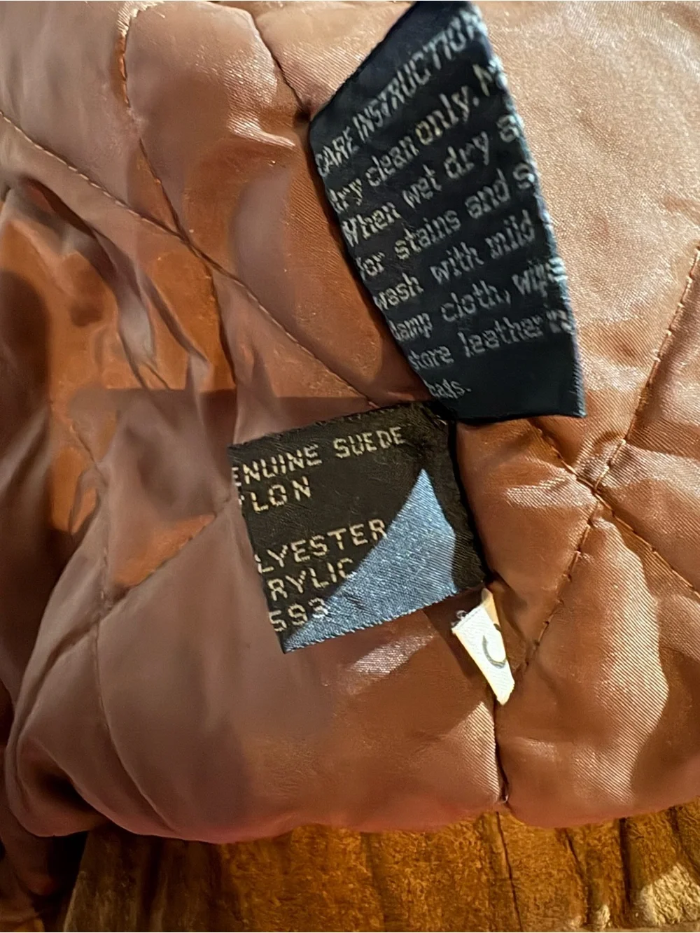 Members Only Suede Multi Pocket Lined Jacket | Size: XXT